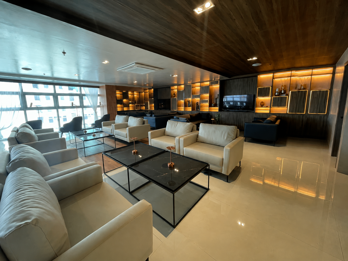 Business lounge at Future Point Plaza Suites