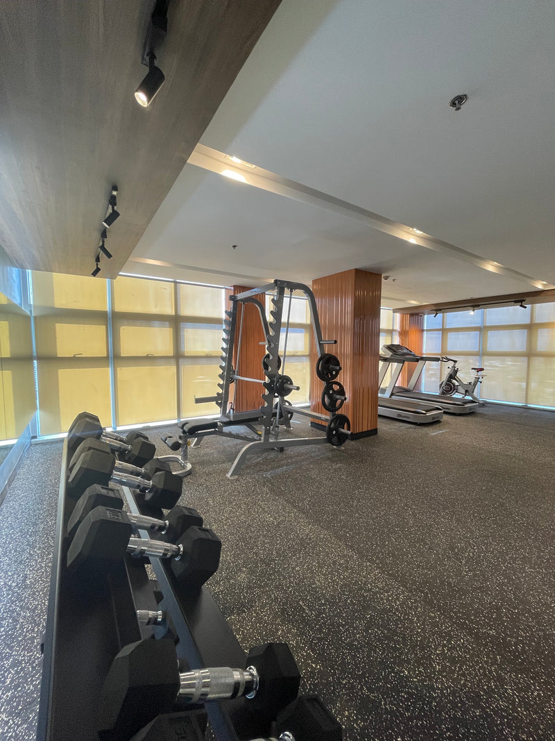 Gym at Future Point Plaza Suites