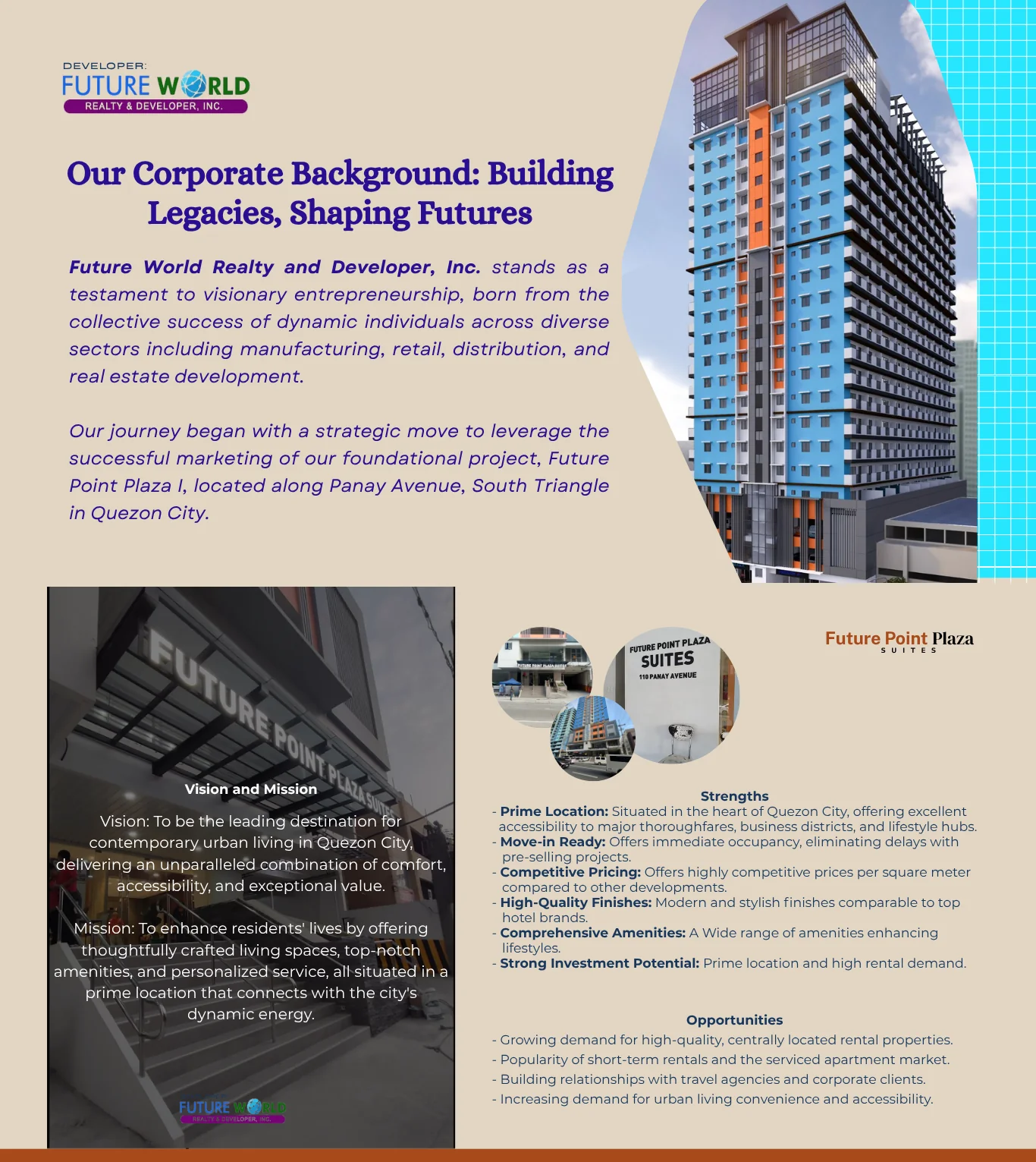Original Future Point Plaza Suites corporate profile