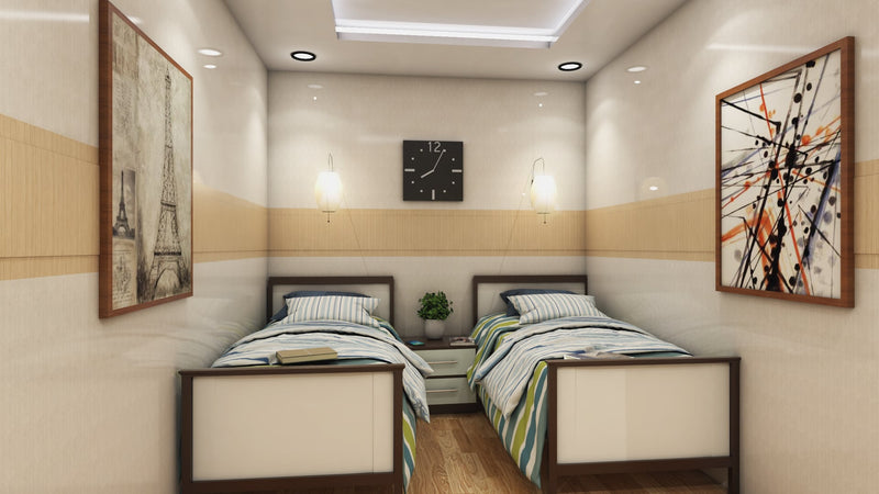 Rendered bedroom