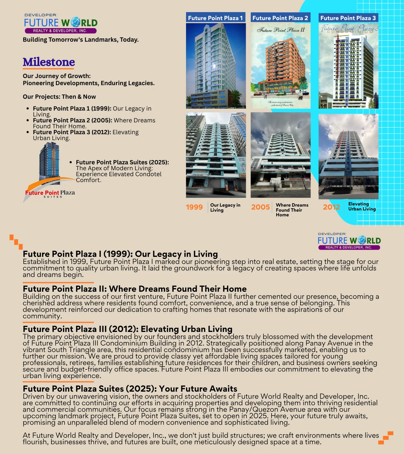 Original Future Point Plaza project history